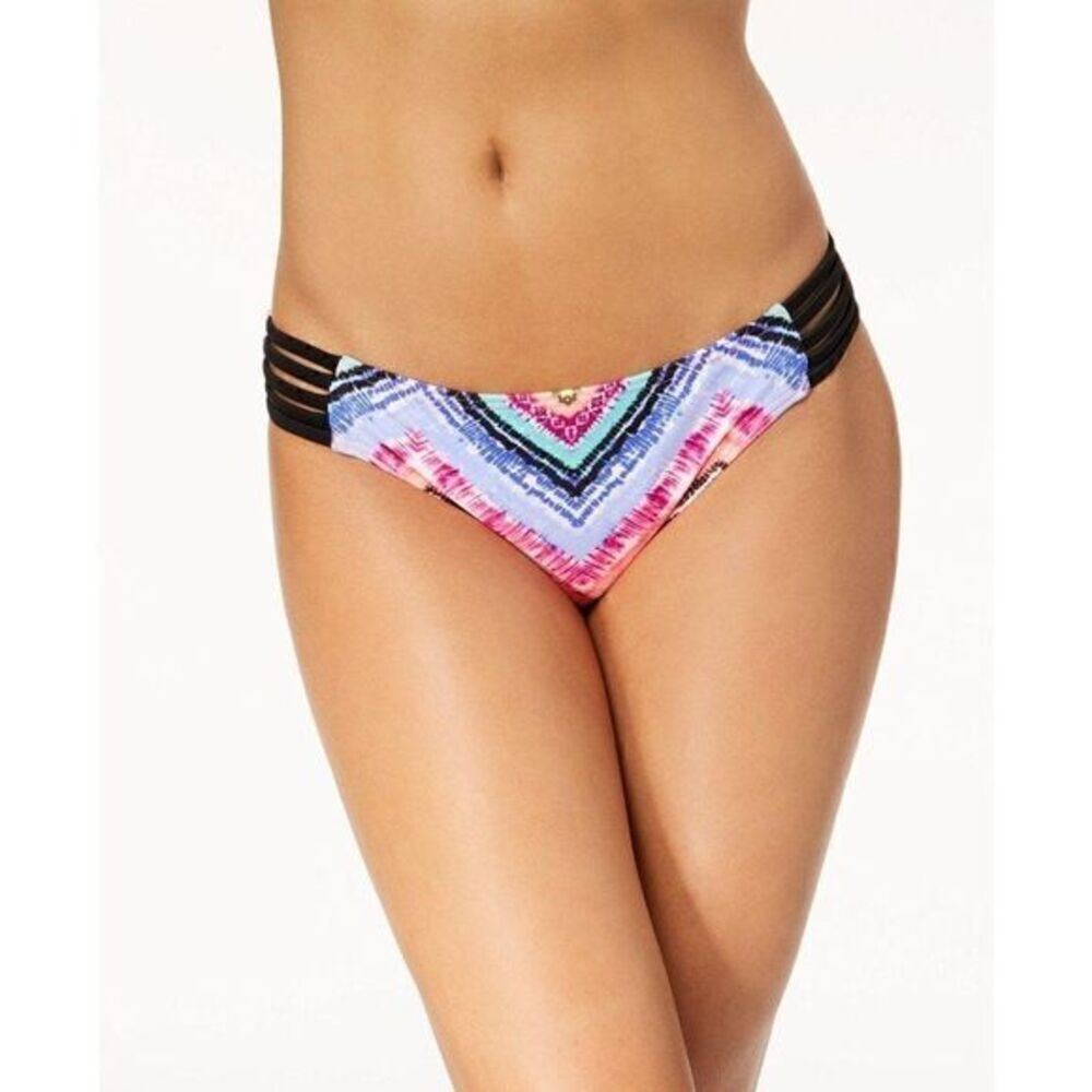 California Waves Stretchy Bikini Swim Bottoms Sz Small NEW‎